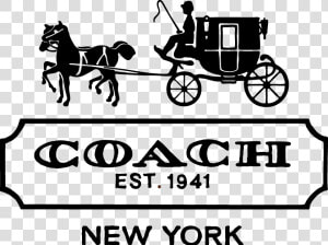 Transparent Coach Clipart Black And White   Coach Purse Logo  HD Png Download