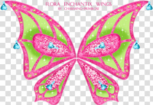 Winx Club Flora Enchantix Wings  HD Png Download