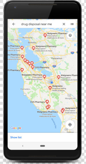 Google Maps Drug Disposal  HD Png Download