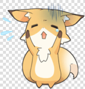  fox  kawaii  cute  png  edit  overlay   Kawaii Cute Fox Art  Transparent Png