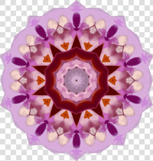 Pink flower lilac   Circle  HD Png Download