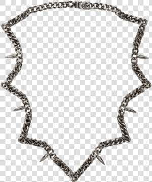 Fallon Gunmetal Rigid Microspike Choker   Necklace  HD Png Download