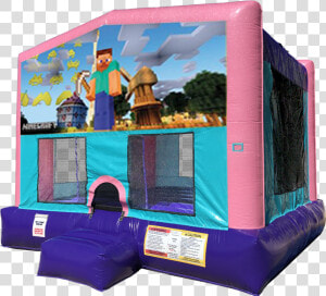 Minecraft Bouncer   Pink Edition   Under The Sea Bounce House  HD Png Download