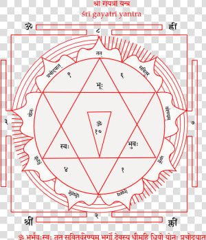 Gayatri Yantra  HD Png Download