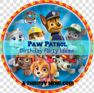 Paw Patrol Birthday Party Ideas   Paw Patrol  HD Png Download