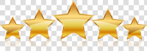 Transparent Review Stars Png   Five Gold Stars Png  Png Download