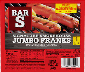 Signature Smokehouse Franks   Bar S Red Franks  HD Png Download