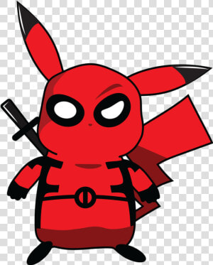 Deadpool Pikachu Png   Png Download   Deadpool Pikachu Png  Transparent Png