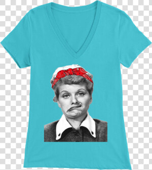 I Love Lucy Red Bandana Tee   T shirt  HD Png Download