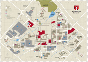 Macquarie Uni Campus Map  HD Png Download