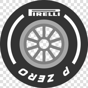 F1 Tire Pirelli Pzero White   Pirelli P Zero Logo  HD Png Download