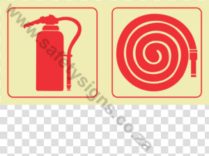 Fire Extinguisher  amp  Fire Hose Reel Photoluminescent   Colegio De Bachilleres  HD Png Download