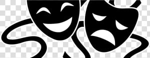 Theatre Masks   Png Download   Clip Art Musical Theater  Transparent Png