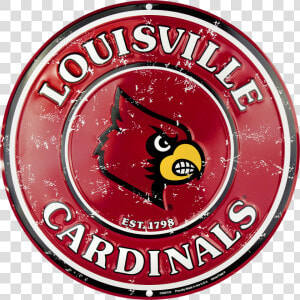 Louisville Cardinals Circle Sign   Louisville Cardinals  HD Png Download