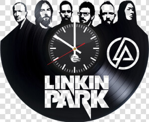 Linkin Park Handmade Vinyl Record Wall Clock Big   Linkin Park Png Logo  Transparent Png