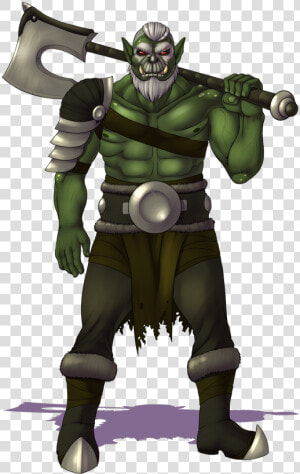 Pathfinder   Orc Barbarian   Rukus   Barbarian Half Orc Png  Transparent Png