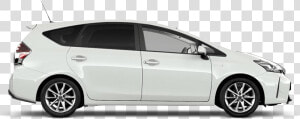 Pure White Toyota Prius   Toyota Prius 7 Seats Car  HD Png Download