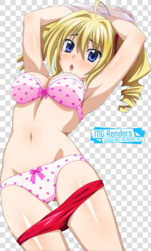 Anime Render Ecchi Transparent Background Armpit Blonde   Ravel Phenex Mg Renders  HD Png Download