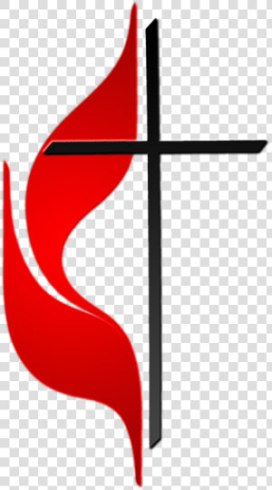 Cross And Flame Transparent   United Methodist Church Logo Png  Png Download