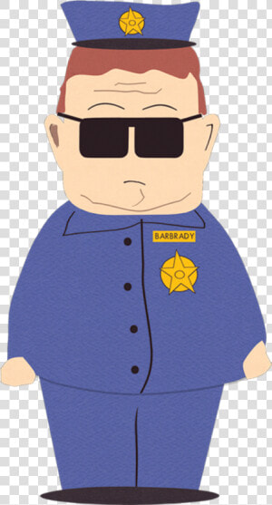 South Park Policeman   Png Download   Barbrady South Park Cop  Transparent Png