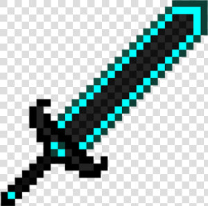 Espadadominecraft Espada Minecraft   Minecraft Epic Diamond Sword  HD Png Download