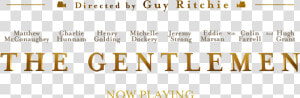 The Gentlemen   Gentlemen Movie Logo Png  Transparent Png