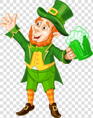 Download St Patrick S Day Leprechaun Png Png Image   St Patrick  39 s Day Png  Transparent Png