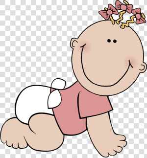 Clip Arts Related To   Baby Crawling Clipart Green  HD Png Download