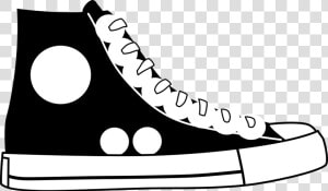 Black  Shoe  Converse  Right  Sideview   Pete The Cat Red Shoes  HD Png Download