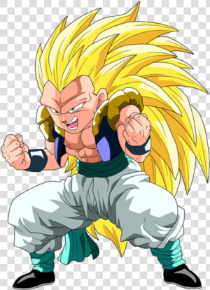 Super Saiyan 3 Gotenks  HD Png Download