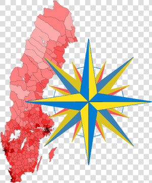 Geography Of Sweden   Provinces Of Sweden By Population  HD Png Download