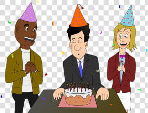 Happy Birthday  Celebration  Party  Birthday  Friends   Happy Birthday Celebration Png Cartoon  Transparent Png