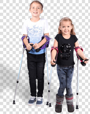 Transparent Crutch Png   Forearm Crutches Kids  Png Download