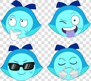 I Love Her Ugly Little Emoji Face   Steven Universe Aquamarine Emoji  HD Png Download