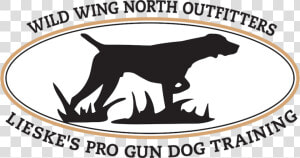 Wild Wing Outfitters Logo   Hunting Dog  HD Png Download