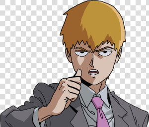 Transparent Kamina Glasses Png   Reigen Arataka Transparent  Png Download