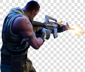 Person Shooting Fortnite Thumbnail Template  HD Png Download