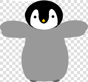 Penguin Svg Clip Arts   Baby Penguin Clip Art  HD Png Download