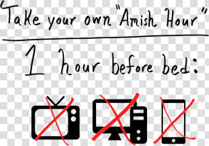 Take An Amish Hour   Handwriting  HD Png Download