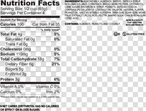 Candy Bar Crunch   Bibigo Mini Wontons Nutrition Label  HD Png Download