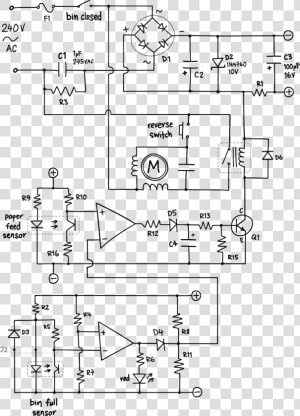 Fellowes Shredder Parts Diagram  HD Png Download