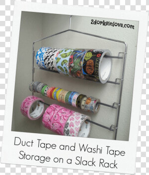 Duct Tape Storage Idea   Duct Tape Storage Ideas  HD Png Download