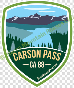 Carson Pass Ca Highway 88 Sticker   Emblem  HD Png Download