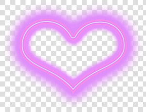  neon  heart  neonheart  love  freetoedit   Heart  HD Png Download