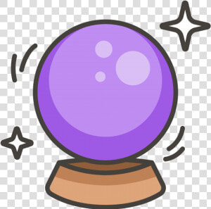 Transparent Crystal Clipart   Emoji Crystal Ball Png  Png Download