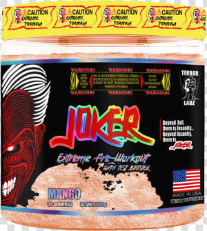 Terror Labz Joker Pre Workout  HD Png Download