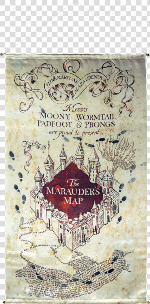 Transparent Marauders Map Png   Harry Potter Marauders Map Banner  Png Download