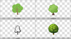 Deciduous Tree On Various Operating Systems   Broccoli  HD Png Download