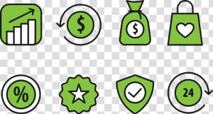 Money  Green Icon  Profit   Economic Systems  HD Png Download