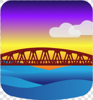 Fairport Lift Bridge New York Lift Bridge Flat Vector   Graphic Design  HD Png Download